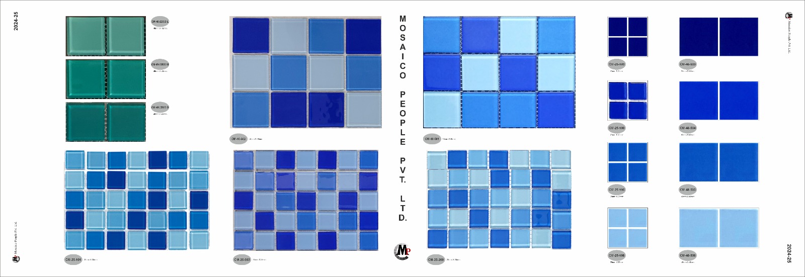 Crystal Mosaic Tile 48x48mm